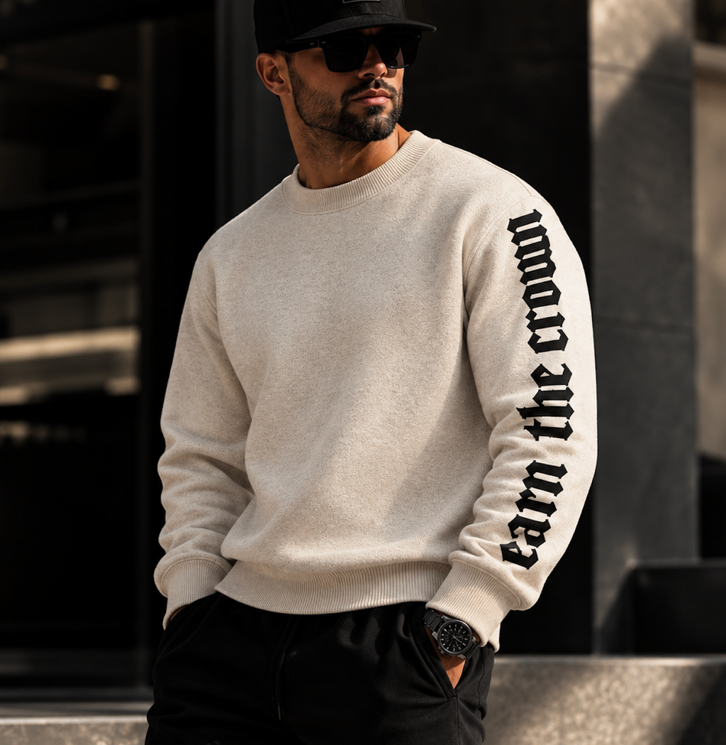 BLK CROWN™ Earn the Crown Crew Neck Sweater