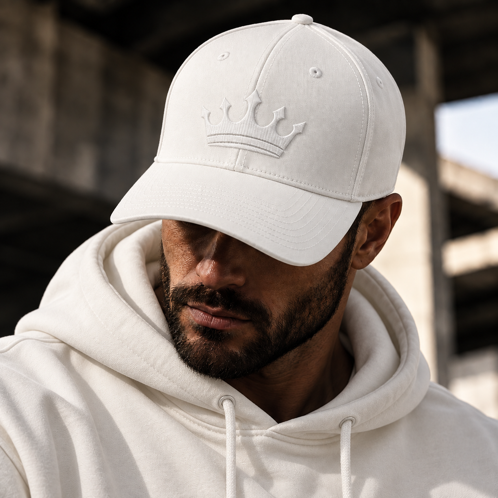 Origin Collection Fitted Hat (White Crown)