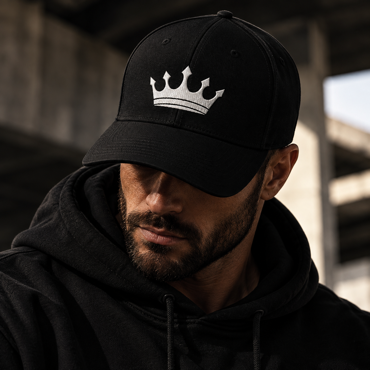 Origin Collection Fitted Hat (White Crown)
