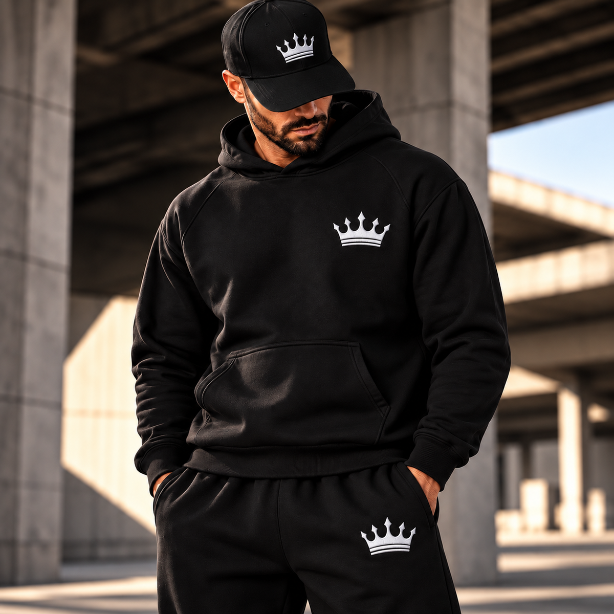 Origin Collection Hoodie (White Crown)